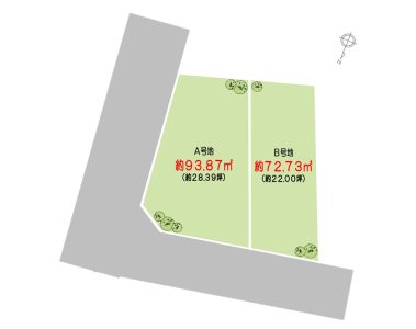 郡津３丁目【２区画】