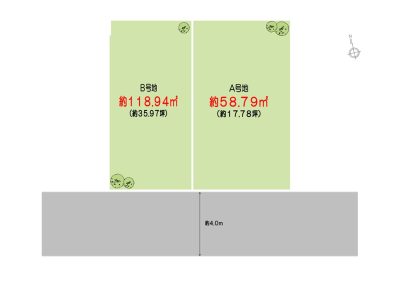 郡津３丁目【２区画】
